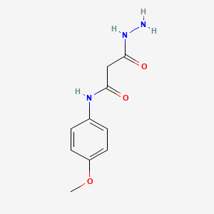 3-hydrazinyl-N-(4-methoxyphenyl)-3-oxopropanamide