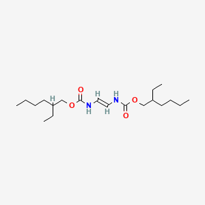 molecular formula C20H38N2O4 B14456315 Bis(2-ethylhexyl)vinylenedicarbamate CAS No. 73622-84-1