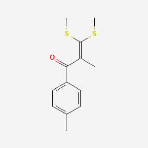 2-Methyl-1-(4-methylphenyl)-3,3-bis(methylsulfanyl)prop-2-en-1-one