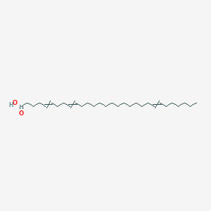 Triaconta-5,9,23-trienoic acid