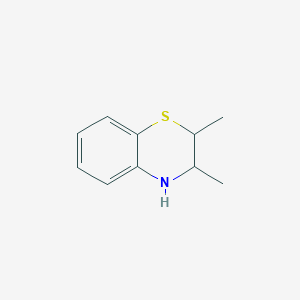 molecular formula C10H13NS B1445637 2,3-dimethyl-3,4-dihydro-2H-1,4-benzothiazine CAS No. 1195367-13-5