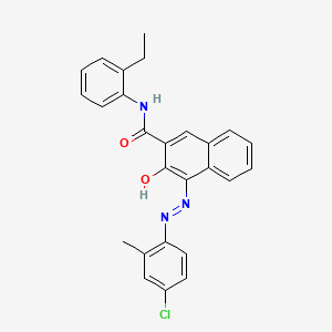 2-Naphthalenecarboxamide, 4-[(4-chloro-2-methylphenyl)azo]-N-(2-ethylphenyl)-3-hydroxy-