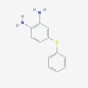 molecular formula C12H12N2S B144564 4-(苯硫基)苯-1,2-二胺 CAS No. 43156-48-5