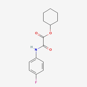 Cyclohexyl (4-fluoroanilino)(oxo)acetate