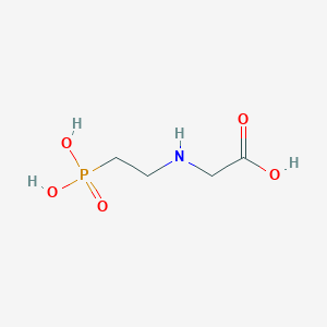 molecular formula C4H10NO5P B14456416 N-(2-Phosphonoethyl)glycine CAS No. 71460-01-0