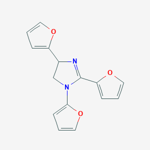 1,2,4-Tri(furan-2-yl)-4,5-dihydro-1H-imidazole