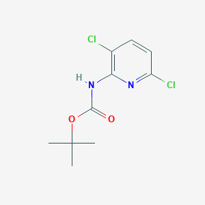 molecular formula C10H12Cl2N2O2 B1445647 叔丁基 N-(3,6-二氯吡啶-2-基)氨基甲酸酯 CAS No. 1421601-13-9