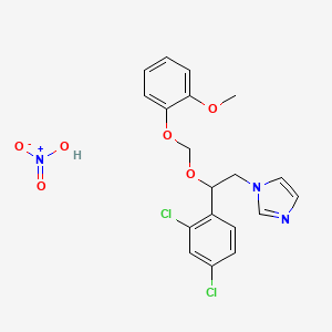 1-(2-(2,4-Dichlorophenyl)-2-((2-methoxyphenoxy)methoxy)ethyl)-1H-imidazole mononitrate