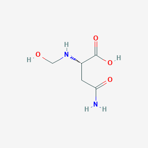 molecular formula C5H10N2O4 B14456510 N~2~-(Hydroxymethyl)-L-asparagine CAS No. 73903-62-5