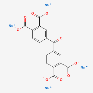 molecular formula C17H6Na4O9 B14456571 Tetrasodium 4,4'-carbonyldiphthalate CAS No. 68123-48-8