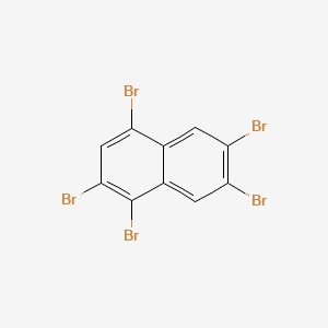 1,2,4,6,7-Pentabromonaphthalene