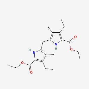 ethyl 5-[(5-ethoxycarbonyl-4-ethyl-3-methyl-1H-pyrrol-2-yl)methyl]-3-ethyl-4-methyl-1H-pyrrole-2-carboxylate