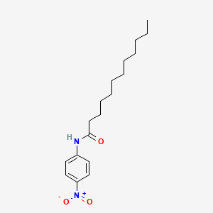 molecular formula C18H28N2O3 B14456599 N-(4-nitrophenyl)dodecanamide CAS No. 71226-80-7