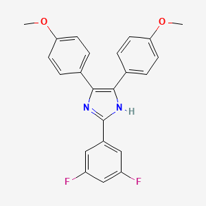 2-(3,5-Difluorophenyl)-4,5-bis(4-methoxyphenyl)-1H-imidazole