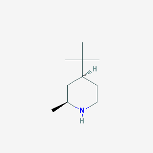 molecular formula C10H21N B14456629 (2S,4S)-4-tert-Butyl-2-methylpiperidine CAS No. 72036-76-1