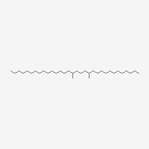 molecular formula C34H70 B14456648 13,17-Dimethyldotriacontane CAS No. 69086-47-1