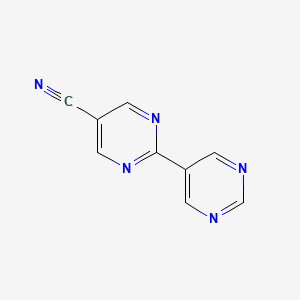 molecular formula C9H5N5 B1445672 [2,5'-Bipyrimidine]-5-carbonitrile CAS No. 1261236-47-8