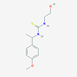 N-(2-Hydroxyethyl)-N'-[1-(4-methoxyphenyl)ethyl]thiourea