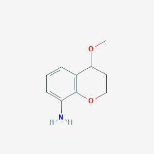 molecular formula C10H13NO2 B1445675 4-MethoxychroMan-8-aMine CAS No. 1423031-68-8