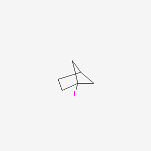 molecular formula C6H9I B14456801 Bicyclo(2.1.1)hexane, 1-iodo- CAS No. 74725-75-0