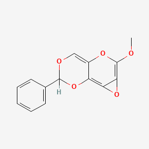 2-Methyl-6-phenyloxireno(4.5)pyrano(3.2-d)-m-dioxin