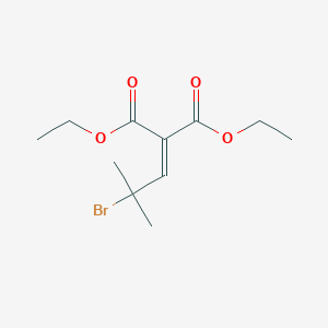 Diethyl (2-bromo-2-methylpropylidene)propanedioate