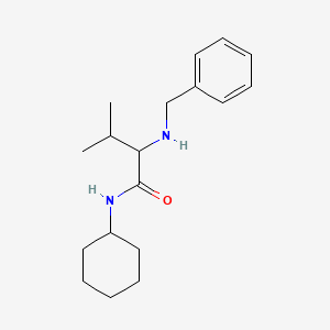 N~2~-Benzyl-N-cyclohexylvalinamide