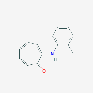 2,4,6-Cycloheptatrien-1-one, 2-[(2-methylphenyl)amino]-