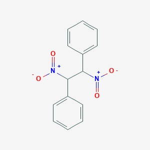 molecular formula C14H12N2O4 B14456969 1,1'-(1,2-Dinitroethane-1,2-diyl)dibenzene CAS No. 13440-25-0