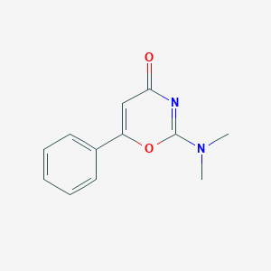 2-(Dimethylamino)-6-phenyl-4H-1,3-oxazin-4-one