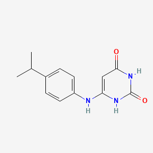 6-[4-(Propan-2-yl)anilino]pyrimidine-2,4(1H,3H)-dione