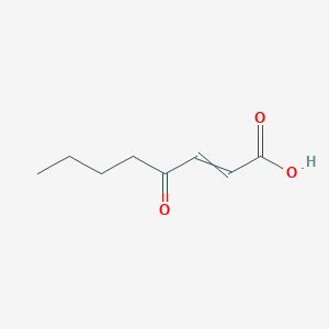 molecular formula C8H12O3 B14457000 4-Oxooct-2-enoic acid CAS No. 68676-80-2