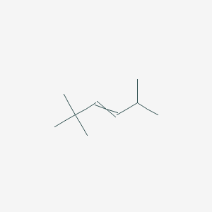 molecular formula C9H18 B14457026 2,2,5-Trimethylhex-3-ene CAS No. 70689-88-2