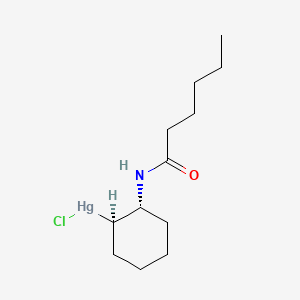 trans-Chloro(2-hexanamidocyclohexyl)mercury