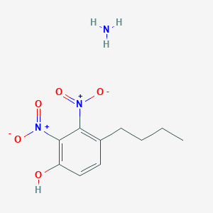 4-Butyl-2,3-dinitrophenol--ammonia (1/1)