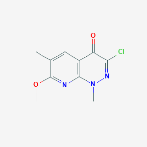 3-Chloro-7-methoxy-1,6-dimethylpyrido[2,3-c]pyridazin-4(1H)-one