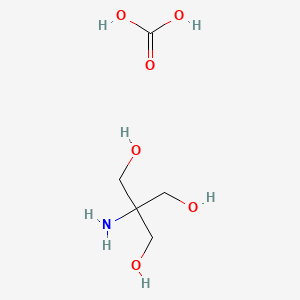 molecular formula C5H13NO6 B14457056 2-Amino-2-hydroxymethyl-1,3-propanediol carbonate CAS No. 68226-96-0