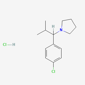 1-(p-Chloro-alpha-isopropylbenzyl)pyrrolidine hydrochloride