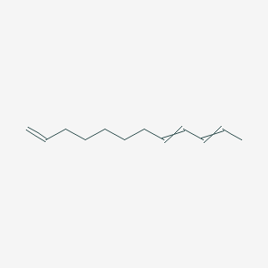 molecular formula C12H20 B14457112 1,8,10-Dodecatriene, (E,E)- CAS No. 69775-54-8