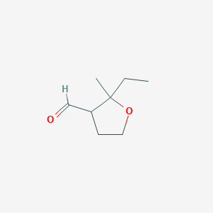 2-Ethyl-2-methyloxolane-3-carbaldehyde