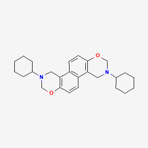 3,9-dicyclohexyl-2,4,8,10-tetrahydro-[1,3]benzoxazino[6,5-f][1,3]benzoxazine