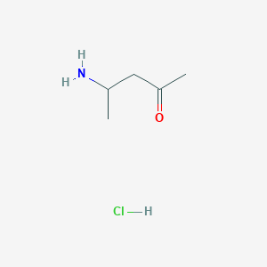 molecular formula C5H12ClNO B1445715 4-氨基戊酮盐酸盐 CAS No. 18920-74-6