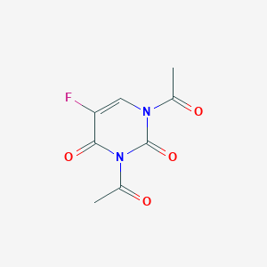 molecular formula C8H7FN2O4 B14457194 1,3-Diacetyl-5-fluoropyrimidine-2,4(1H,3H)-dione CAS No. 75410-08-1