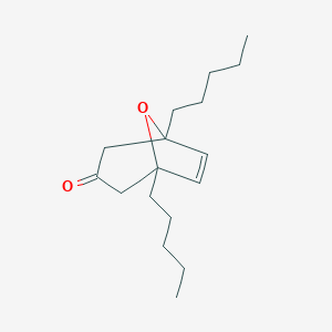 1,5-Dipentyl-8-oxabicyclo[3.2.1]oct-6-EN-3-one