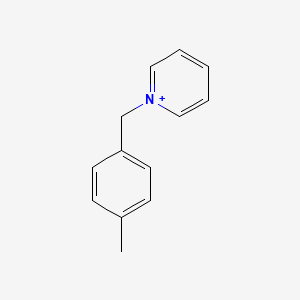 molecular formula C13H14N+ B14457212 1-[(4-Methylphenyl)methyl]pyridin-1-ium CAS No. 71897-24-0