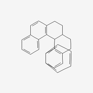 molecular formula C26H22 B14457248 7,8,8a,9,10,16c-Hexahydrohexahelicene CAS No. 71790-72-2