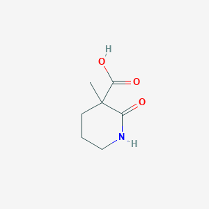 molecular formula C7H11NO3 B1445725 3-Methyl-2-oxopiperidine-3-carboxylic acid CAS No. 89775-75-7
