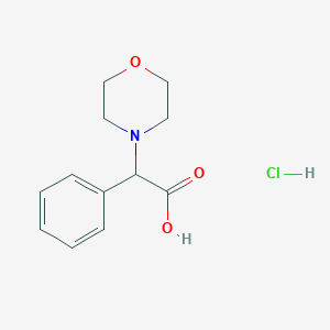 B1445727 2-Morpholino-2-phenylacetic acid hydrochloride CAS No. 91641-50-8