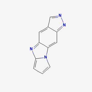 5,6,10,15-tetrazatetracyclo[7.6.0.03,7.010,14]pentadeca-1(15),2,4,6,8,11,13-heptaene