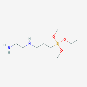 N~1~-(3-{Dimethoxy[(propan-2-yl)oxy]silyl}propyl)ethane-1,2-diamine